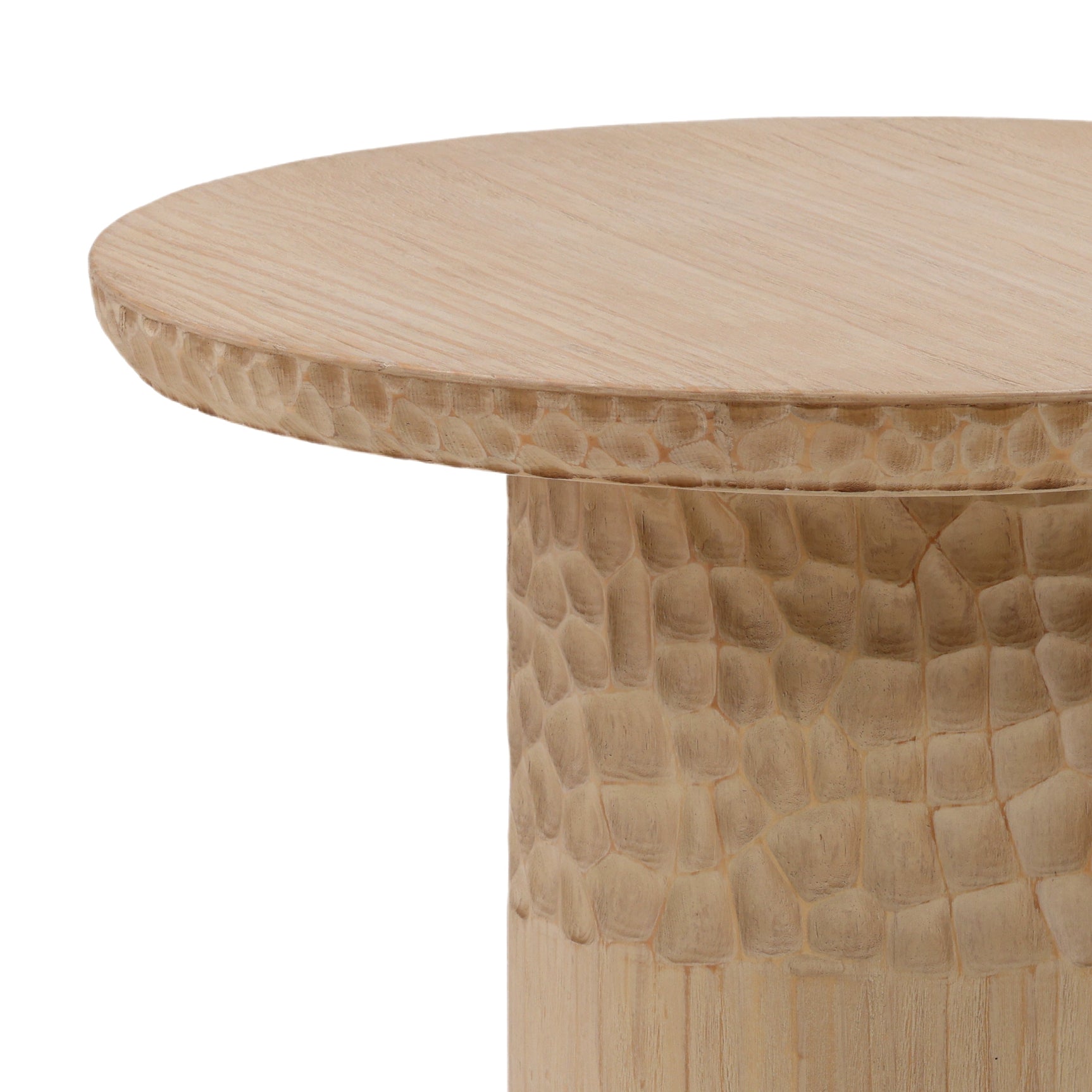 Christina Light Natural Side Table - Ornate Home