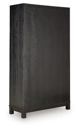 Christop Black/Brown Accent Cabinet (Online Special Price) - Ornate Home