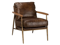 Christopher Brown Club Chair - Ornate Home