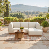 Christy Beige Armless Chair - Ornate Home