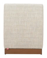 Christy Beige Armless Chair