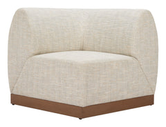 Christy Beige Corner Chair - Ornate Home