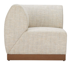 Christy Beige Corner Chair - Ornate Home