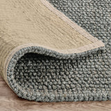 Chunky Blue Charcoal Loop Rug - Ornate Home