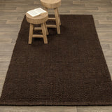 Chunky Loop Ganache Brown 2'x3' Rug