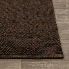 Chunky Loop Ganache Brown 5'x8' Rug - Ornate Home