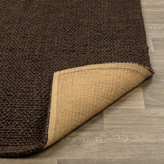 Chunky Loop Ganache Brown 5'x8' Rug - Ornate Home