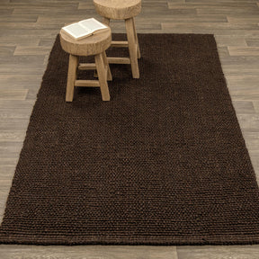 Chunky Loop Ganache Brown 8'x10' Rug