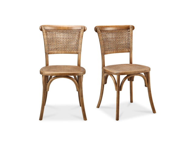 Churchill Light Brown Dining Chair (Set of 2) - Ornate Home
