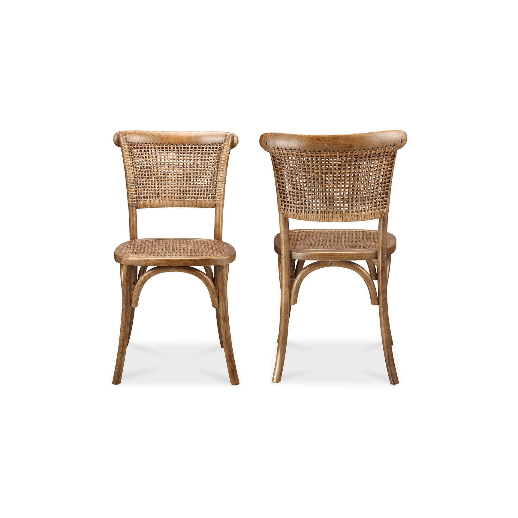 Churchill Light Brown Dining Chair (Set of 2) - Ornate Home
