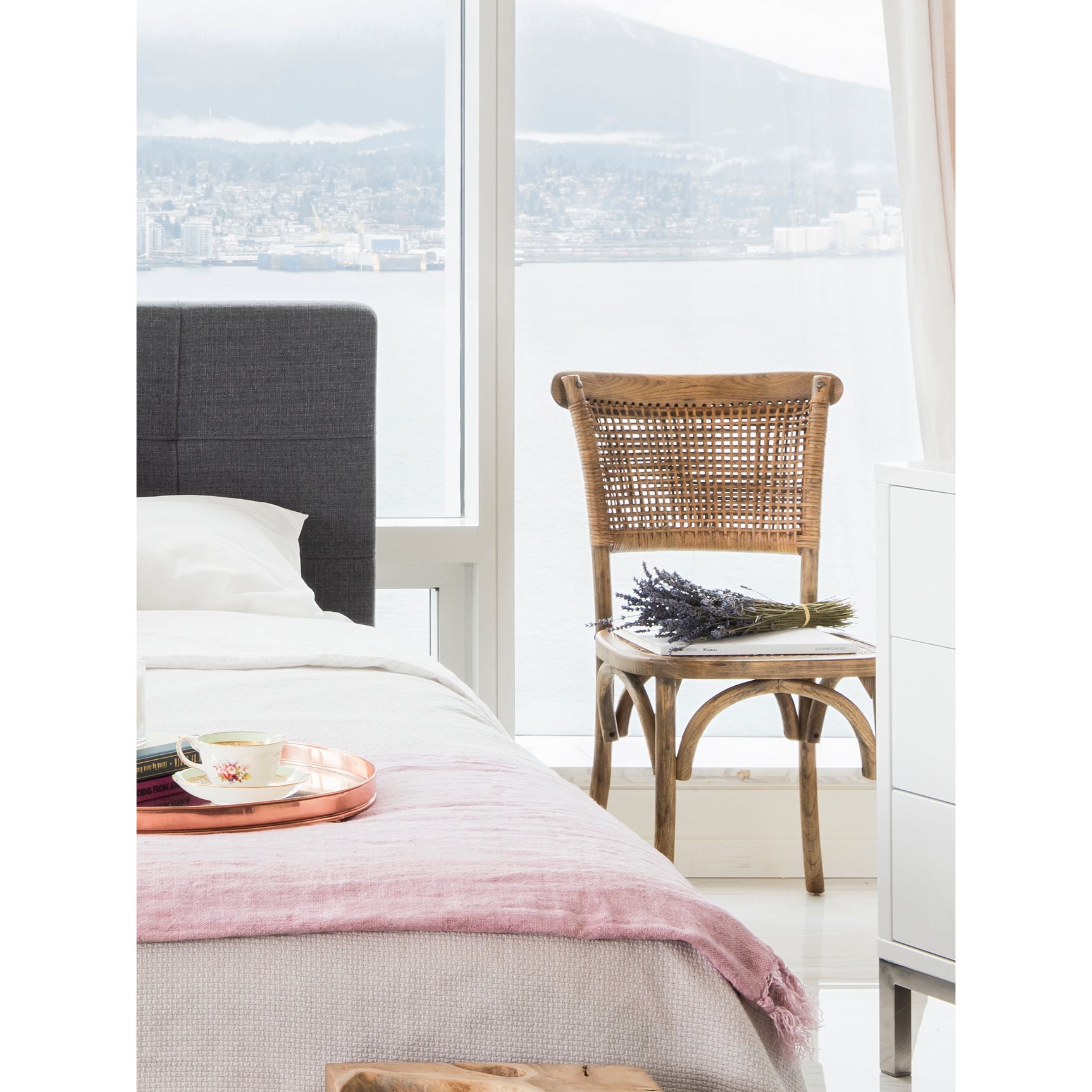 Churchill Light Brown Dining Chair (Set of 2) - Ornate Home