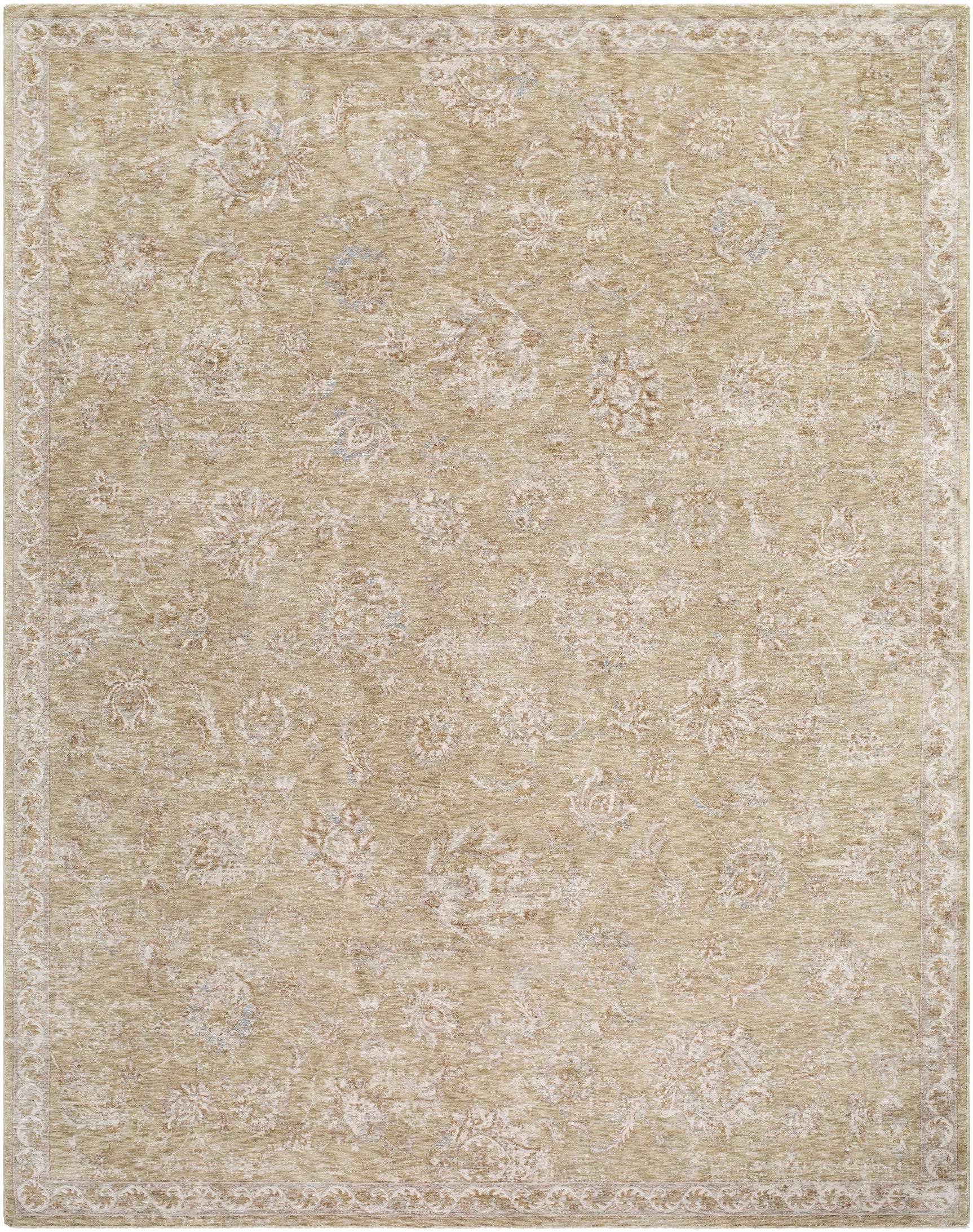 Chyron Olive Area Rug - Ornate Home