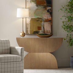 Ciano Woodtone Modern Wood Console Table - Ornate Home