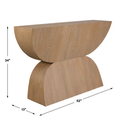 Ciano Woodtone Modern Wood Console Table - Ornate Home