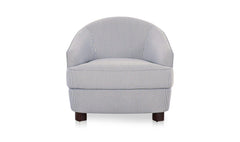 Ciara Navy Stripe Accent Chair - Ornate Home