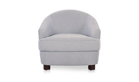 Ciara Navy Stripe Accent Chair - Ornate Home