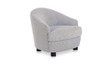 Ciara Navy Stripe Accent Chair - Ornate Home