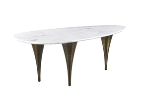 Ciaran White/Black 5 Pc. Dining Table Set - Ornate Home