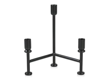 Cicero Black Candle Holder - Ornate Home