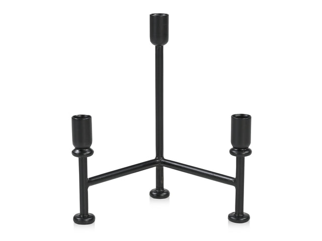 Cicero Black Candle Holder - Ornate Home