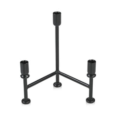 Cicero Black Candle Holder - Ornate Home