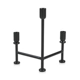 Cicero Black Candle Holder - Ornate Home