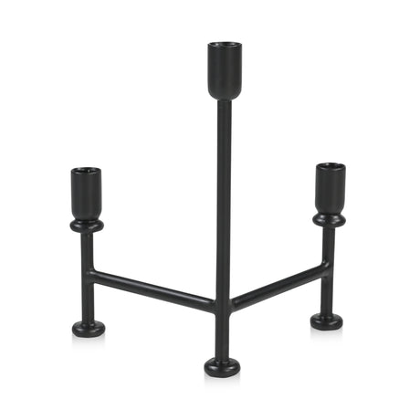 Cicero Black Candle Holder - Ornate Home