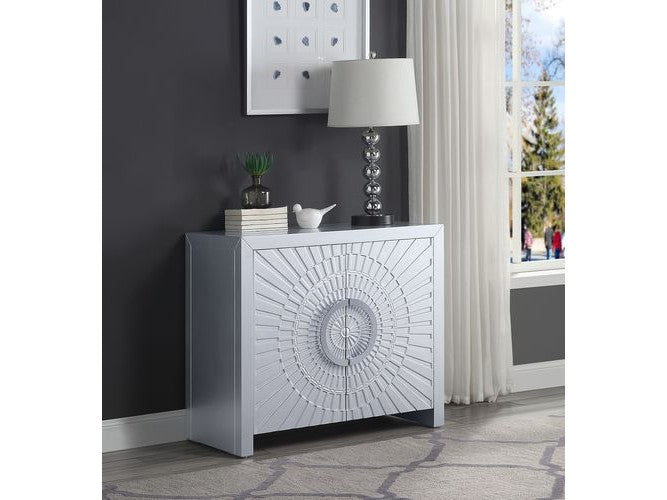Cicero Platinum Console Cabinet - Ornate Home