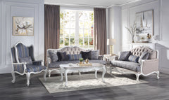 Ciddrenar White Sofa W/5 Pillows - Ornate Home