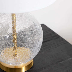 Ciel Contemporary Glass Textured Table Lamp - Ornate Home
