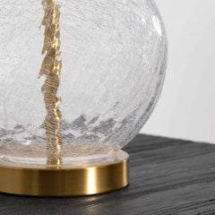Ciel Contemporary Glass Textured Table Lamp - Ornate Home