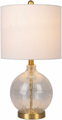 Ciel Contemporary Glass Textured Table Lamp - Ornate Home