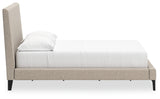 Cielden Gray Full Upholstered Bed with Roll Slats (Online Special Price) - Ornate Home