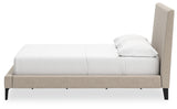 Cielden Gray Full Upholstered Bed with Roll Slats (Online Special Price) - Ornate Home