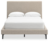 Cielden Gray Full Upholstered Bed with Roll Slats (Online Special Price) - Ornate Home