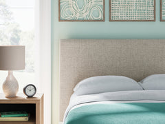 Cielden Gray Full Upholstered Bed with Roll Slats - Ornate Home
