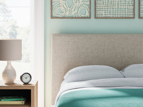 Cielden Gray Full Upholstered Bed with Roll Slats - Ornate Home