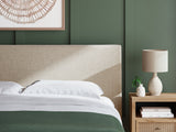 Cielden Gray King Upholstered Bed with Roll Slats (Online Special Price) - Ornate Home