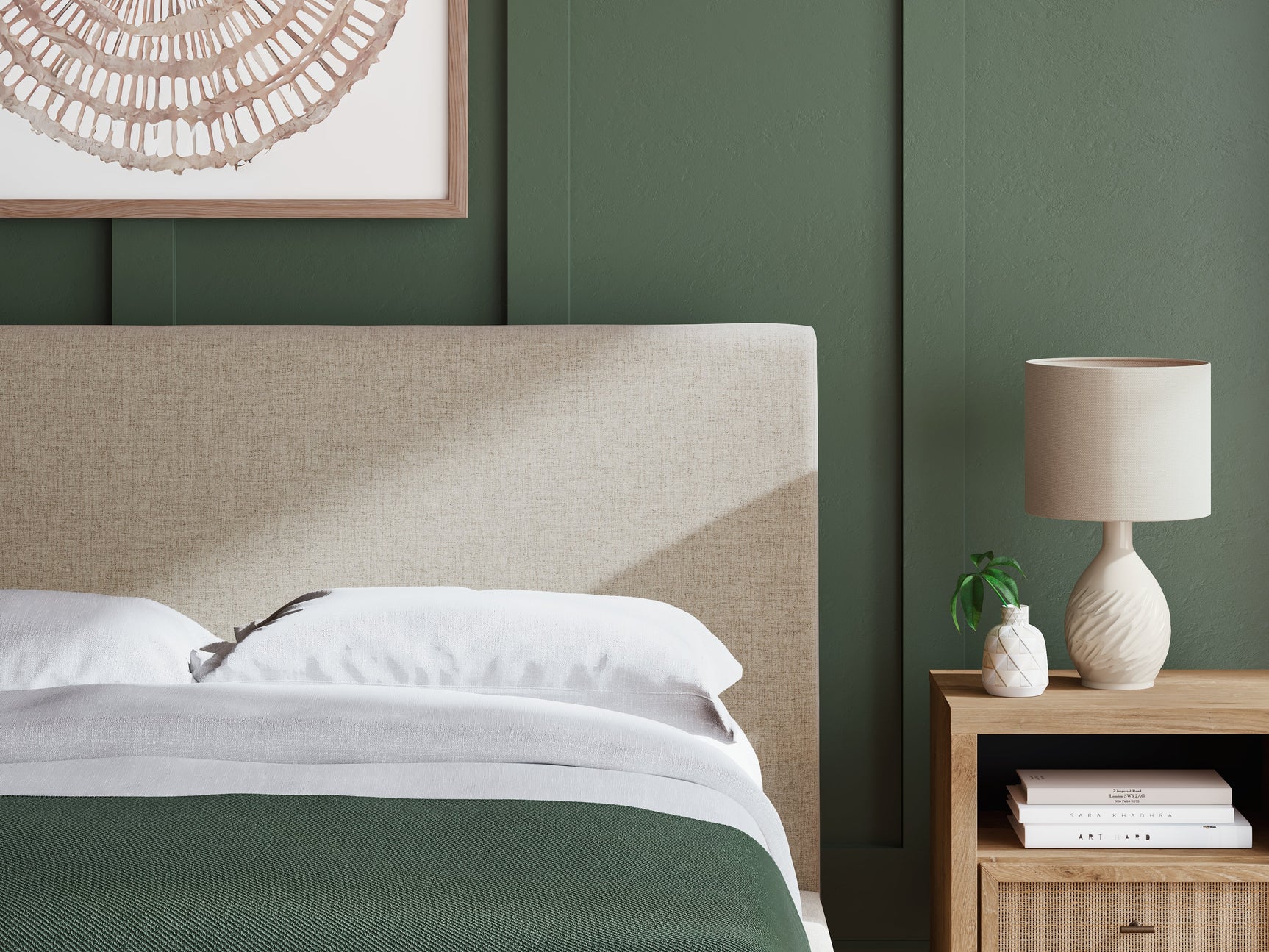 Cielden Gray Queen Upholstered Bed with Roll Slats (Online Special Price) - Ornate Home