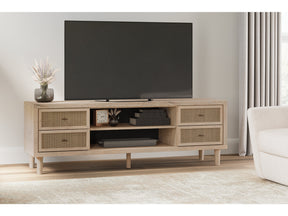Cielden Two-tone 62" TV Stand (Online Special Price) - Ornate Home