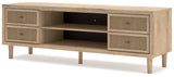 Cielden Two-tone 62" TV Stand (Online Special Price) - Ornate Home