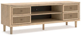 Cielden Two-tone 62" TV Stand (Online Special Price) - Ornate Home