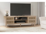 Cielden Two-tone 62" TV Stand - Ornate Home