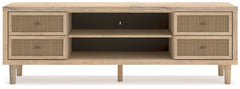 Cielden Two-tone 62" TV Stand - Ornate Home