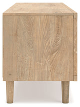 Cielden Two-tone 62" TV Stand - Ornate Home