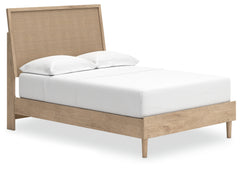 Cielden Two-tone Full Panel Bed & Dresser & Mirror - Ornate Home