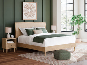 Cielden Two-tone King Panel Bed (Online Special Price) - Ornate Home