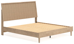 Cielden Two-tone King Panel Bed - Ornate Home