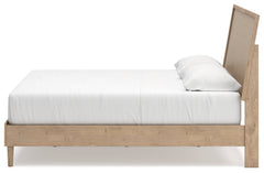 Cielden Two-tone King Panel Bed - Ornate Home