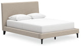 Cielden Two-tone Queen Upholstered Bedroom Set with Dresser and 2 Nightstands (Online Special Price) - Ornate Home